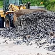 Tras tareas de despeje, habilitan el tránsito en RN 51 y piden extrema precaución